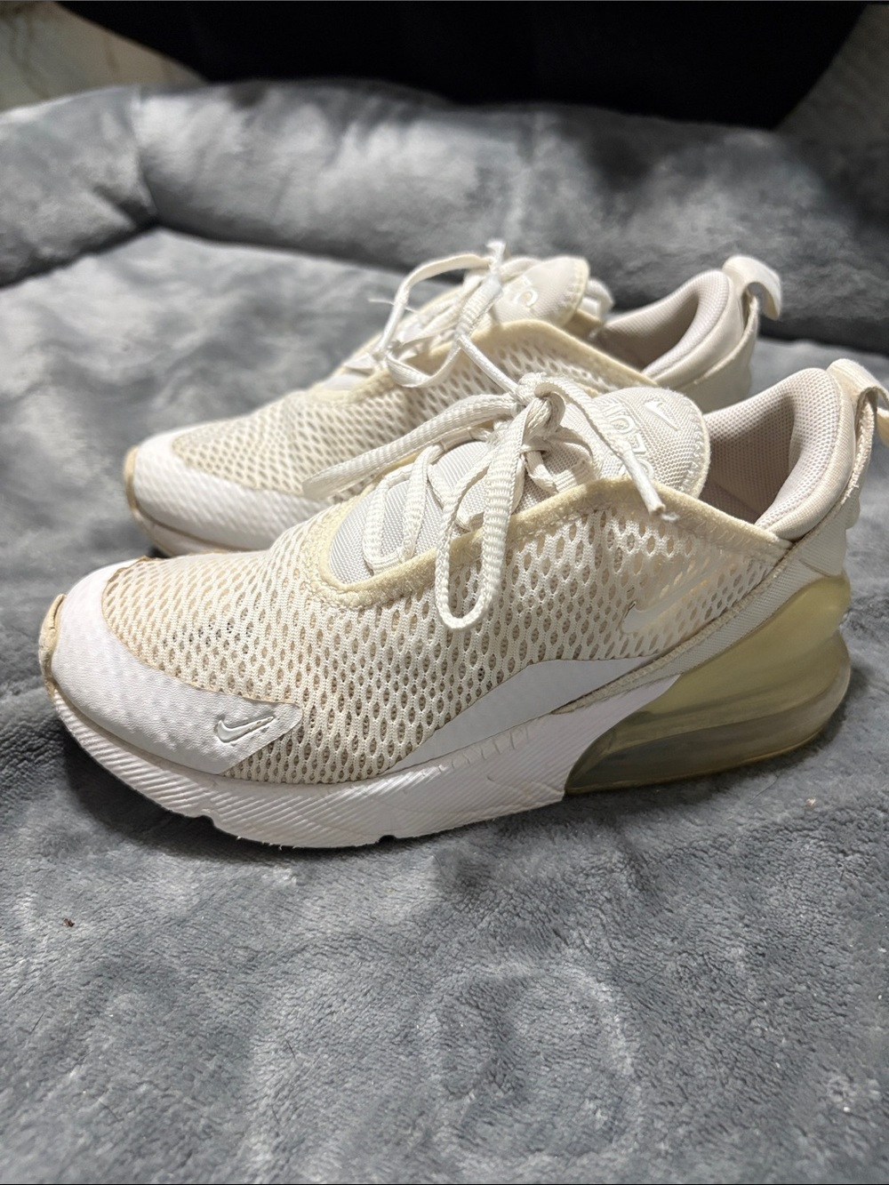 Nike Air Max 270 Mesh Sneakers White little kids size 13C